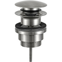 донный клапан Remer SS905CCR114 click-clack Нержавеющая сталь