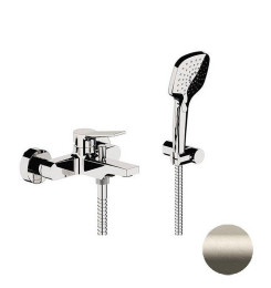 Смеситель для ванны Remer Slash Dot SL02XV цвет Сталь