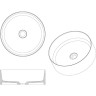 Раковина-чаша Boheme Corian 40 819-MW