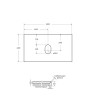 Столешница под раковину BelBagno 80 KEP-80-MGL-W0