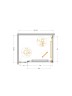 Душевой уголок Cezares Lux 100x80 LUX-AH-FS-11-100/80-C-GM