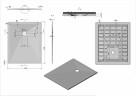 Душевой поддон из искусственного камня Vincea 110x90 VST-4SR9011G