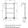 Электрический полотенцесушитель Migliore Edera 79x48 L 20297 Бронза