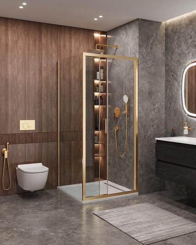 Душевой уголок Cezares Molveno 100x90 MOLVENO-AHF-31-100/90-C-BORO-IV