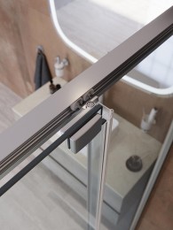 Душевая дверь Cezares Lux 140 LUX-B-FS-11-140-C-CR
