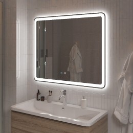 Зеркало BelBagno Marino 100 SPC-MAR-1000-800-LED-TCH-SND с подсветкой