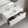 Тумба под раковину Sancos Snob R 1.0 100 L SNR1.0100LW подвесная цвет Bianco