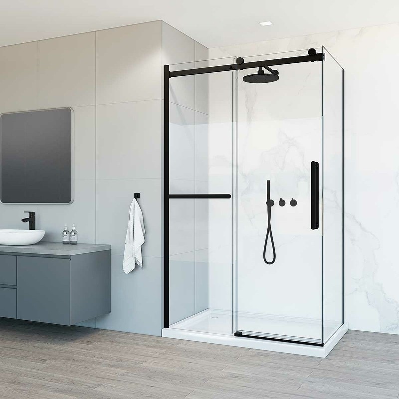 Душевой уголок Vincea Como Soft 110x80 VSR-1CS8011CLB