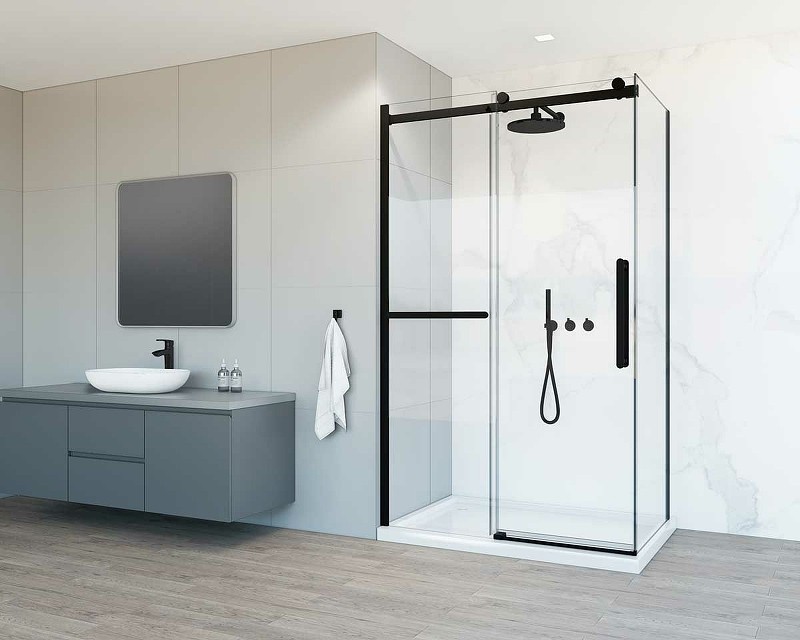 Душевой уголок Vincea Como Soft 110x80 VSR-1CS8011CLB
