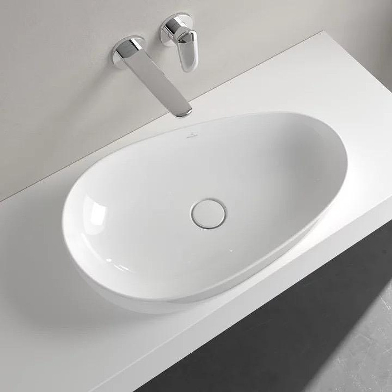 Раковина-чаша Villeroy&Boch Antao 65 4A7465R1 цвет Альпийский белый