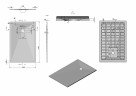 Душевой поддон из искусственного камня Vincea 140x90 VST-4SR9014G