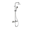 Душевая система Remer Elegance EQ32AUFM20 с термостатом цвет Хром