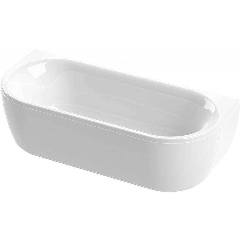 Акриловая ванна Cezares Metauro 180x80 METAURO-wall-180-80-40-W37