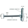 сифон Remer 970Z114 Хром