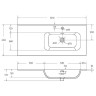 Раковина Cezares Duet 100 R CZR-8095-100-R
