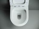 Комплект унитаза с инсталляцией Ceramicanova Mono CN1905_121002MB цвет Белый с сиденьем Микролифт и клавишей смыва цвет Черный матовый