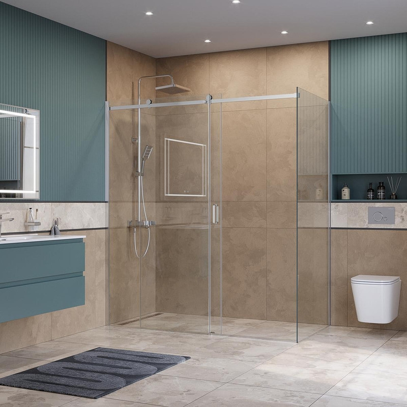 Душевой уголок BelBagno Soft Close-2 180x80 SOFT_CLOSE-2-AH-1-180/80-C-Cr