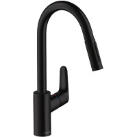 Смеситель для кухни Hansgrohe Focus 31815670 черный матовый