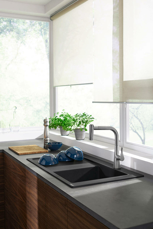 Смеситель для кухни Hansgrohe Metris M71 73800000 Хром