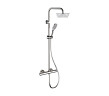 Душевая система Remer Elegance EQ32X8CPUFD20 с термостатом цвет Хром