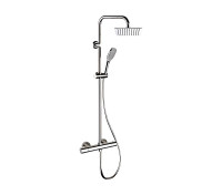 Душевая система Remer Elegance EQ32X8CPUFD20 с термостатом цвет Хром