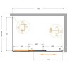 Душевой уголок Cezares Molveno 120x80 MOLVENO-AHF-31-120/80-C-CR-IV
