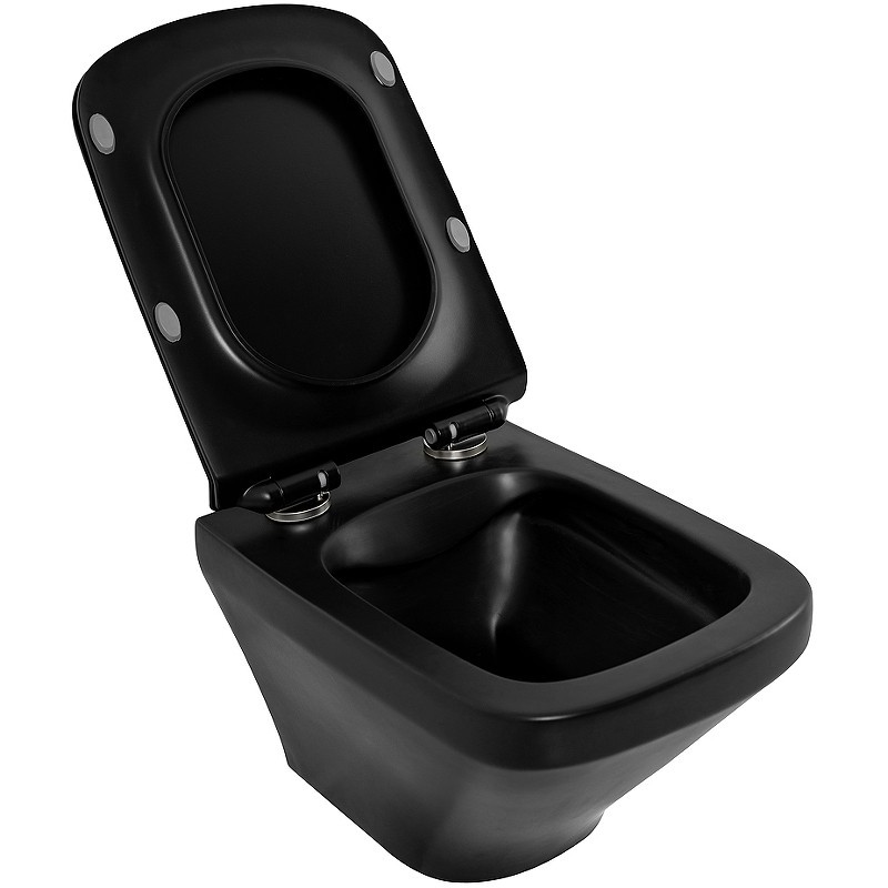Комплект унитаза с инсталляцией BelBagno Sela BB3201CHR-MB/BB3201SC-MB/BB002-80/BB007-PR-NERO.M