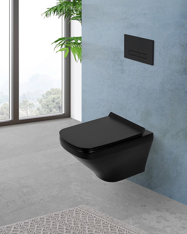 Комплект унитаза с инсталляцией BelBagno Sela BB3201CHR-MB/BB3201SC-MB/BB002-80/BB007-PR-NERO.M
