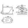Комплект унитаза с инсталляцией BelBagno Sela BB3201CHR-MB/BB3201SC-MB/BB002-80/BB007-PR-NERO.M