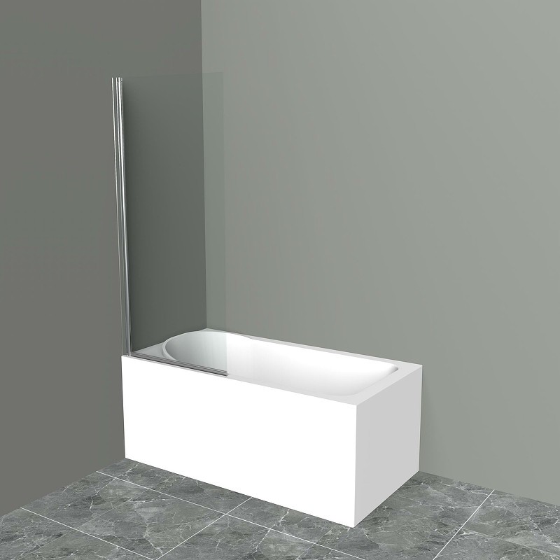 Шторка на ванну BelBagno UNO-V-1-90/150-C-Cr