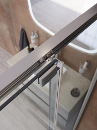 Душевой уголок Cezares Lux 130x100 LUX-AH-FS-11-130/100-C-CR