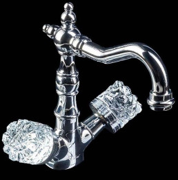 Смеситель для раковины Boheme Crystal 272-CRST