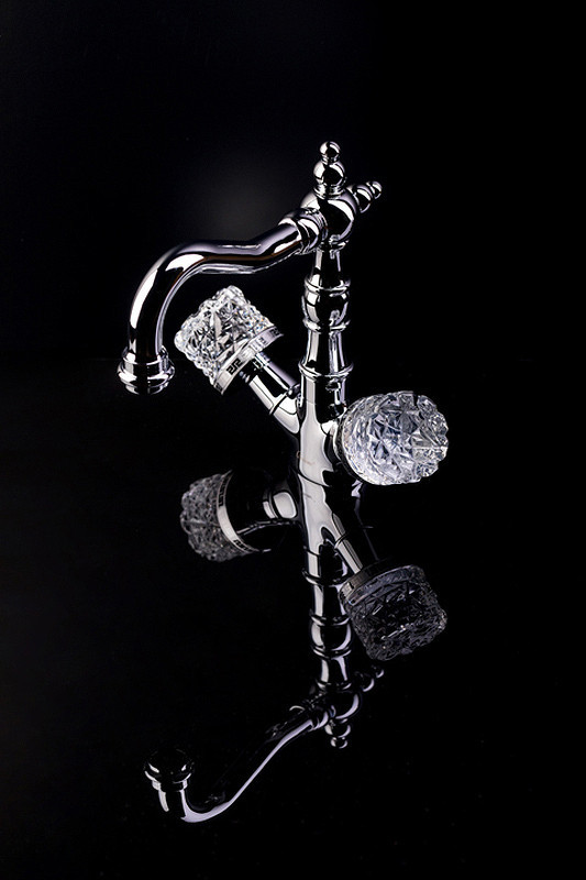 Смеситель для раковины Boheme Crystal 272-CRST