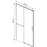 Душевая дверь Vincea Slim Soft 100 VDS-1SS100CL