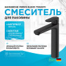 Смеситель для раковины Hansgrohe Vernis Blend 71552670 черный матовый