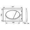 Комплект унитаза BelBagno Amanda BB051CHR+BB051SC с инсталляцией Alcaplast Sadromodul AM101/1120-3:1 RU M71-0001