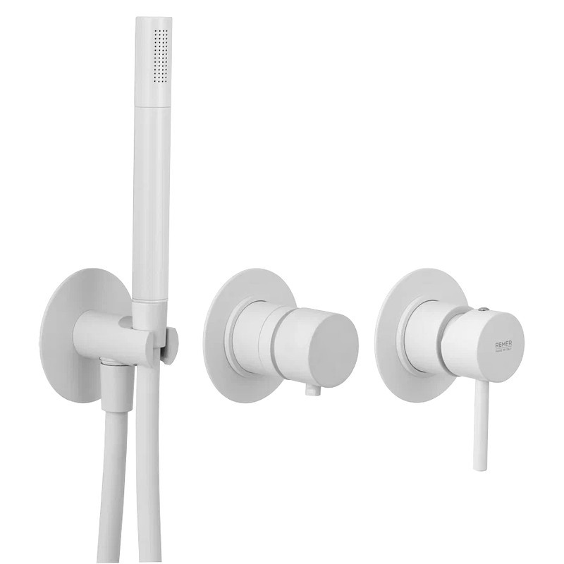 Смеситель для душа Remer X Style X97D3PBO цвет Белый матовый