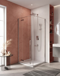 Душевой уголок Cezares Liner 100x100 L LINER-A-1-100-C-Cr-L