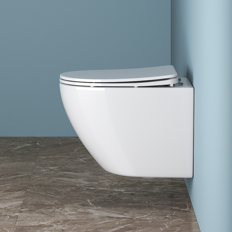 Комплект унитаза с инсталляцией BelBagno Uno BB3105CHR/SC/BB002-80/BB005-PR-CHROME