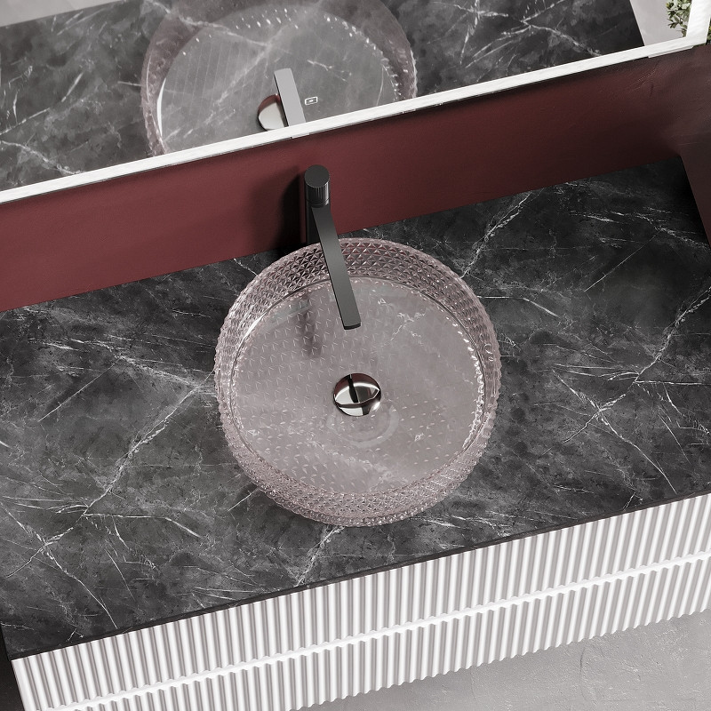 Раковина-чаша Ceramicanova Cristal 36 CN6061 Розовая