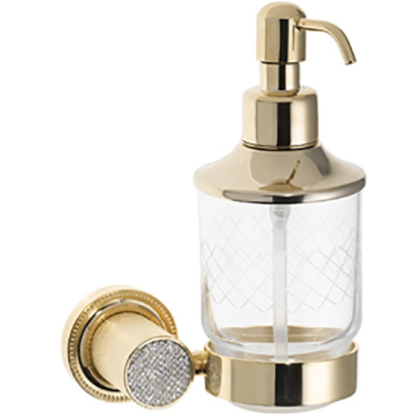 Дозатор для жидкого мыла Boheme Royal Cristal 10932-G