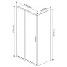 Душевой уголок Vincea Garda 130x80 VSR-1G8013CLG