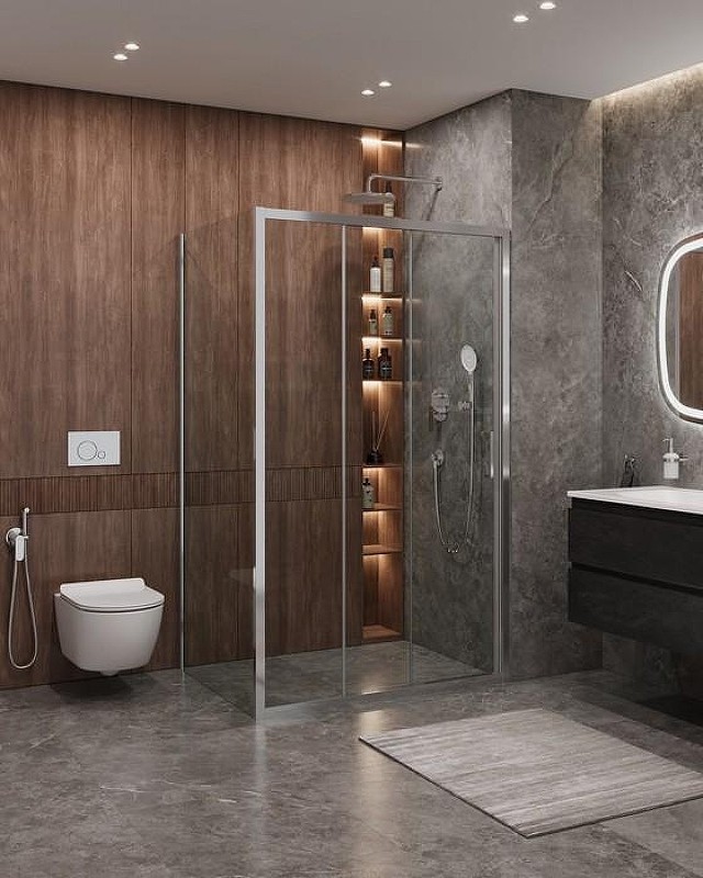 Душевой уголок Cezares Molveno 120x90 MOLVENO-AHF-31-120/90-C-CR-IV