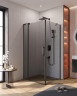 Душевой уголок Cezares Slider 110x90 SLIDER-AH-1-90-100/110-GRIGIO-NERO