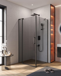 Душевой уголок Cezares Slider 110x90 SLIDER-AH-1-90-100/110-GRIGIO-NERO