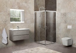 Душевой уголок BelBagno Unique 90х90 UNIQUE-A-2-75/90-P-Cr