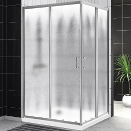 Душевой уголок BelBagno Uno 100х80 UNO-195-AH-2-100/80-CH-CR