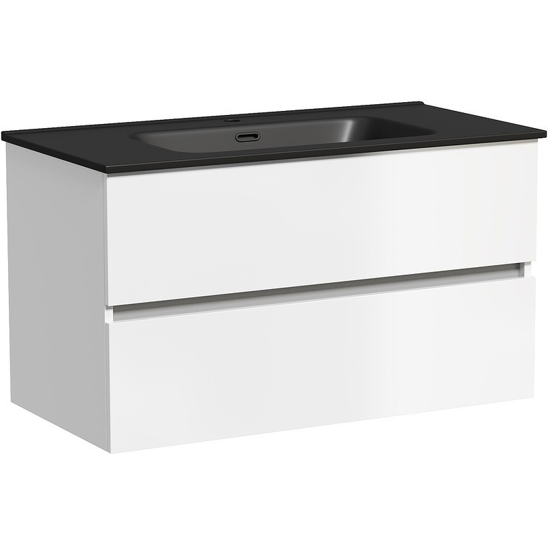 Тумба под раковину Sancos Urban 90 UR90W подвесная Белый глянец