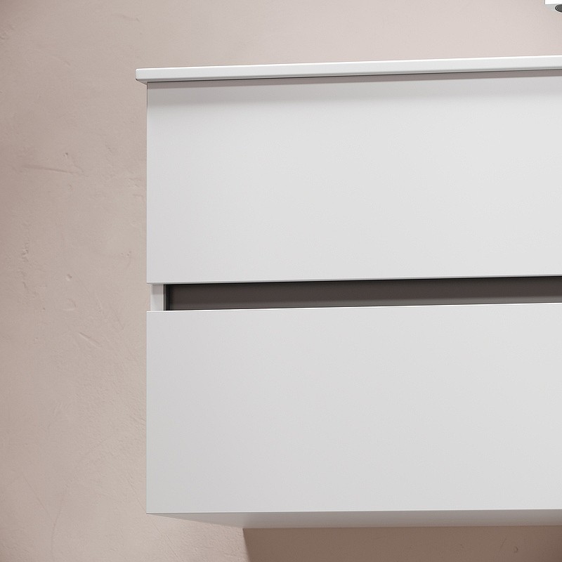 Тумба под раковину Sancos Urban 90 UR90W подвесная Белый глянец