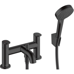 Смеситель на борт ванны Hansgrohe Vernis Blend 71461670 черный матовый